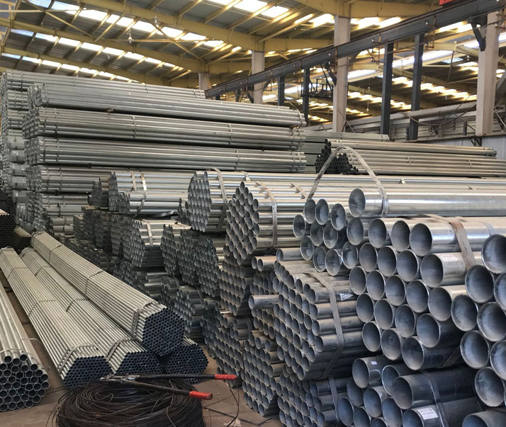 铁岭q235b热镀锌带钢管